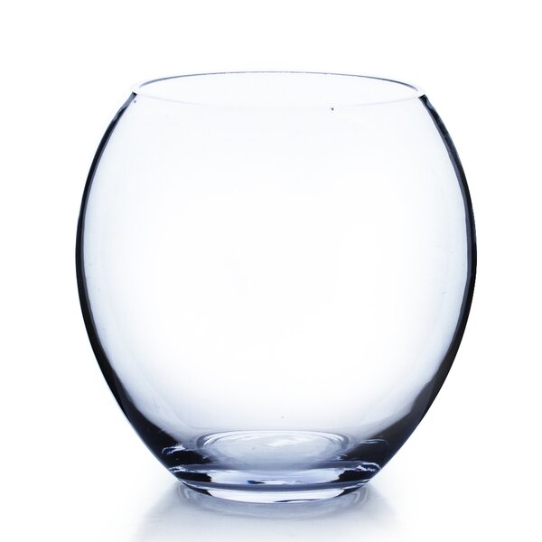 Large Clear Glass Fish Bowl Vase | Wayfair